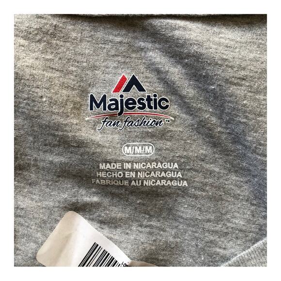 Majestic NWT 2017 Houston Astros World Series Graphic Tee V-Neck, Medium - Picture 9 of 16